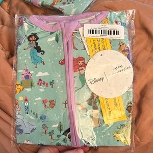 Little Sleepies Mint & Purple Disney Princess Dreams Zippy